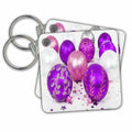 3dRose Key Chains Purple and Pink Bauble Gathering (kc-97731-1)