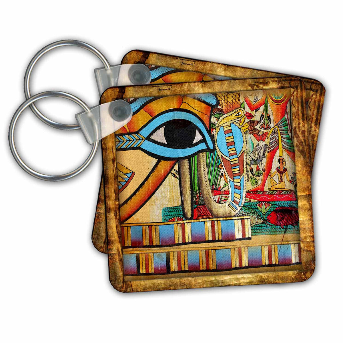 3dRose Key Chains Egyptian Abstraction (kc-99469-1)