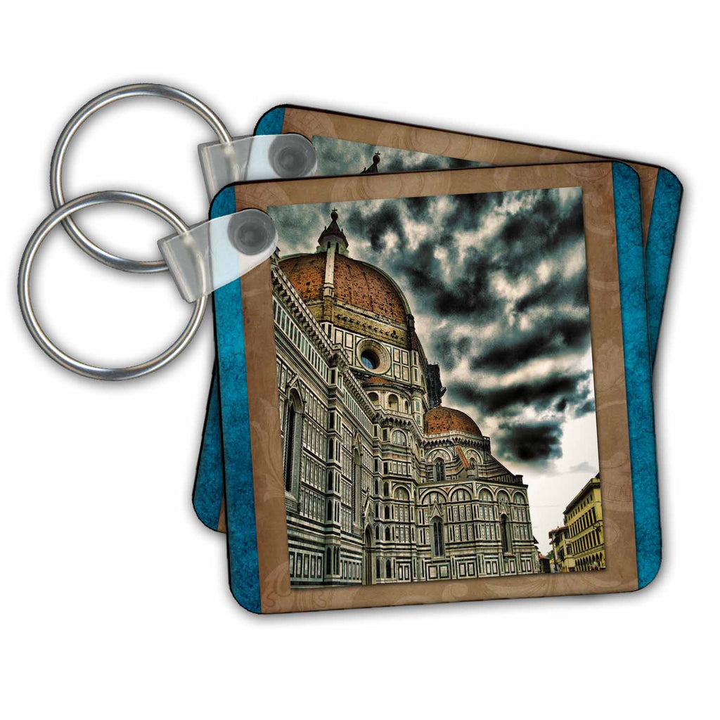3dRose Key Chains Florence Dome (kc-99474-1)