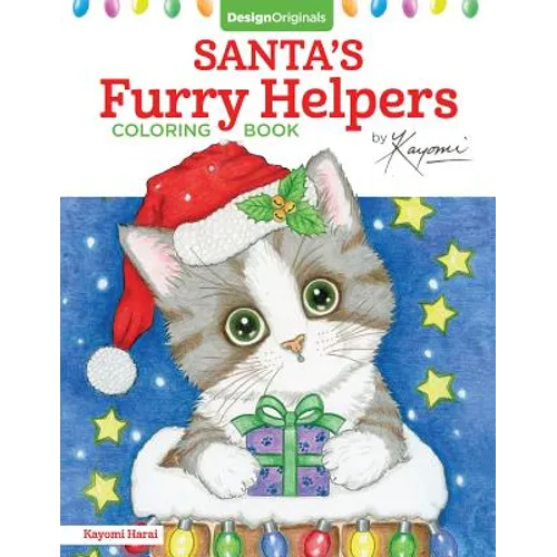 Santa's Furry Helpers Coloring Book - Paperback