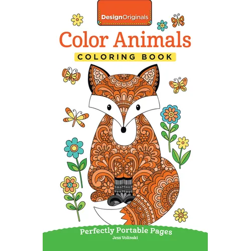 Color Animals Coloring Book: Perfectly Portable Pages - Paperback