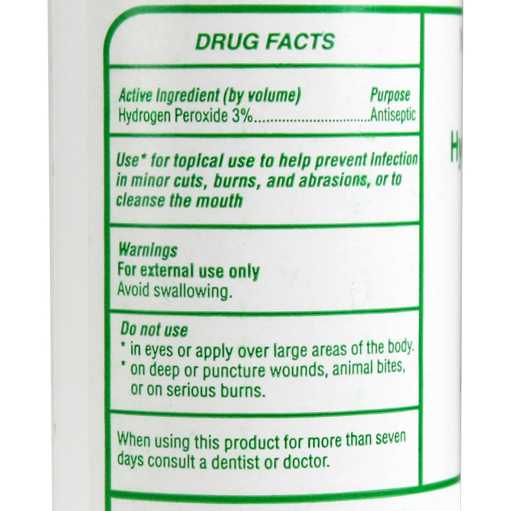 Hydrogen Peroxide 3%, 4 oz. - 1 each