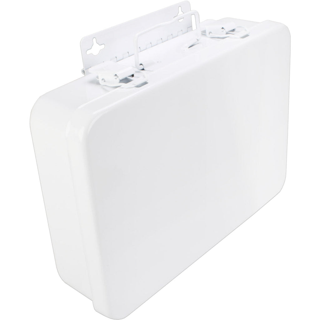 Metal First Aid Case, 16 Unit w/ Gasket - Horizontal - Empty
