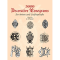 5000 Decorative Monograms for Artists and Craftspeople - Paperback