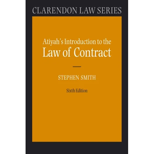 Atiyah's Introduction to the Law of Contract - Paperback