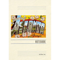 Vintage Lined Notebook Greetings from Atlanta - Paperback