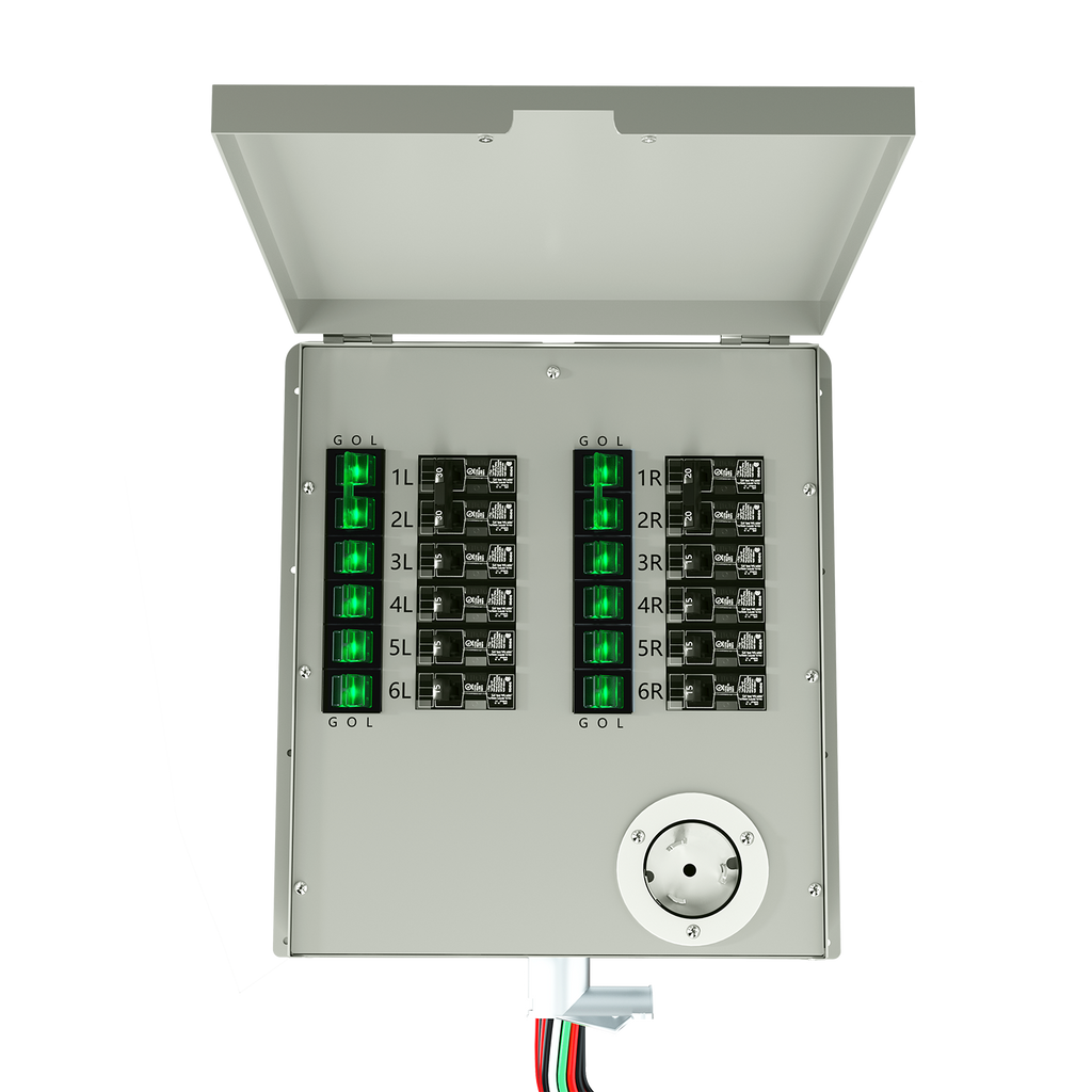 12-Circuit 120/240V 50A Non-Automatic Transfer Switch