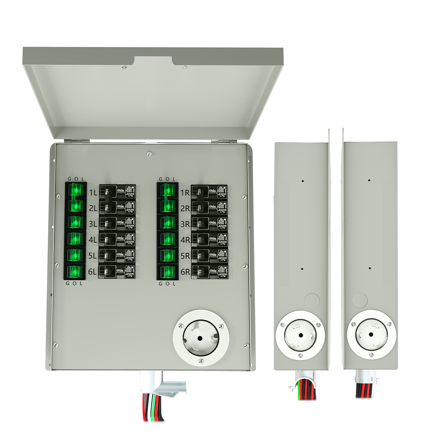 12-Circuit 120/240V 50A Non-Automatic Transfer Switch