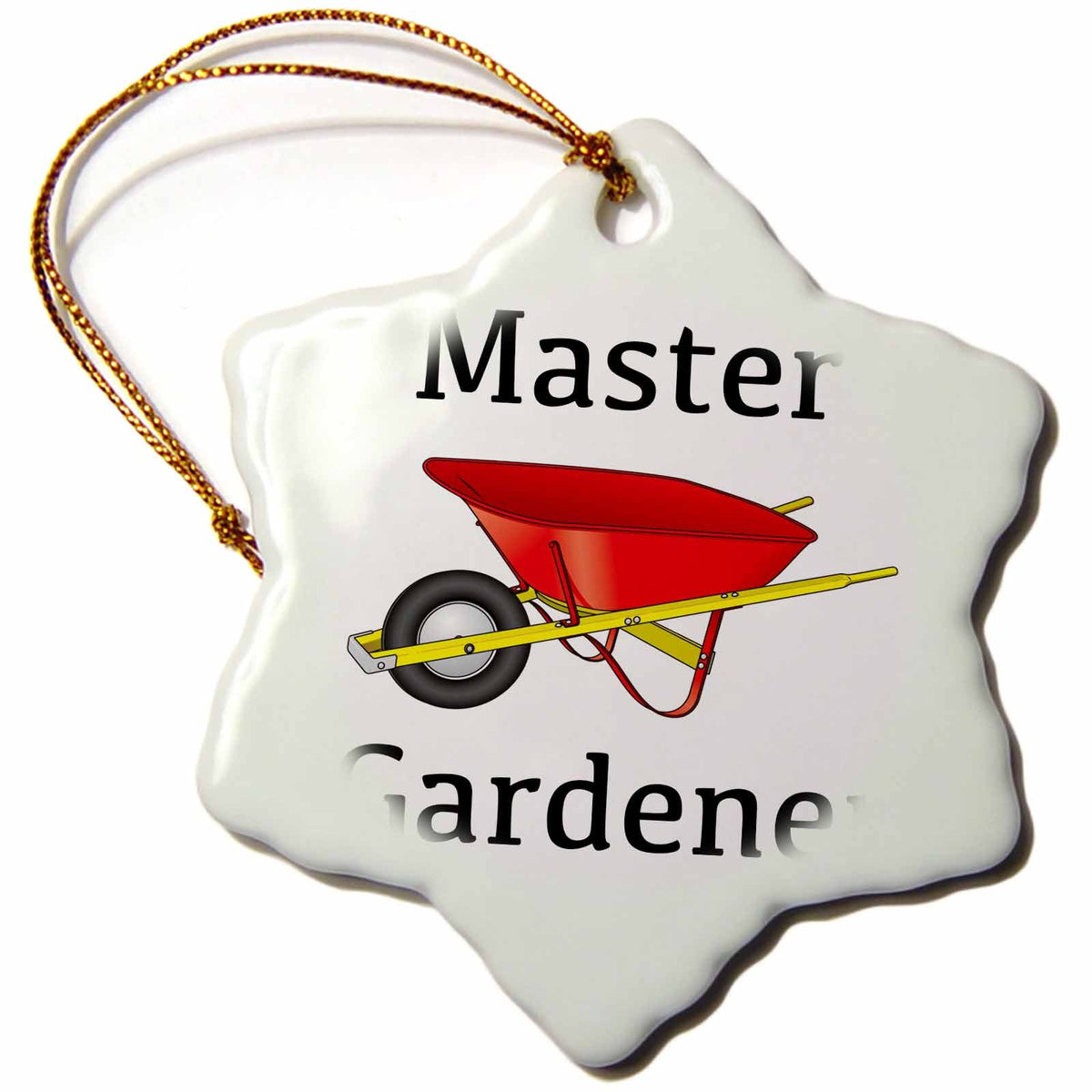 3dRose EvaDane - Funny Quotes - Master Gardener - Ornaments (ORN_123089)