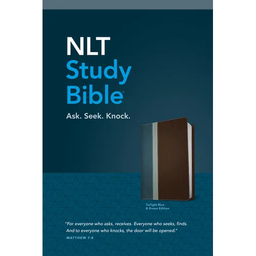 NLT Study Bible, Tutone - Imitation Leather