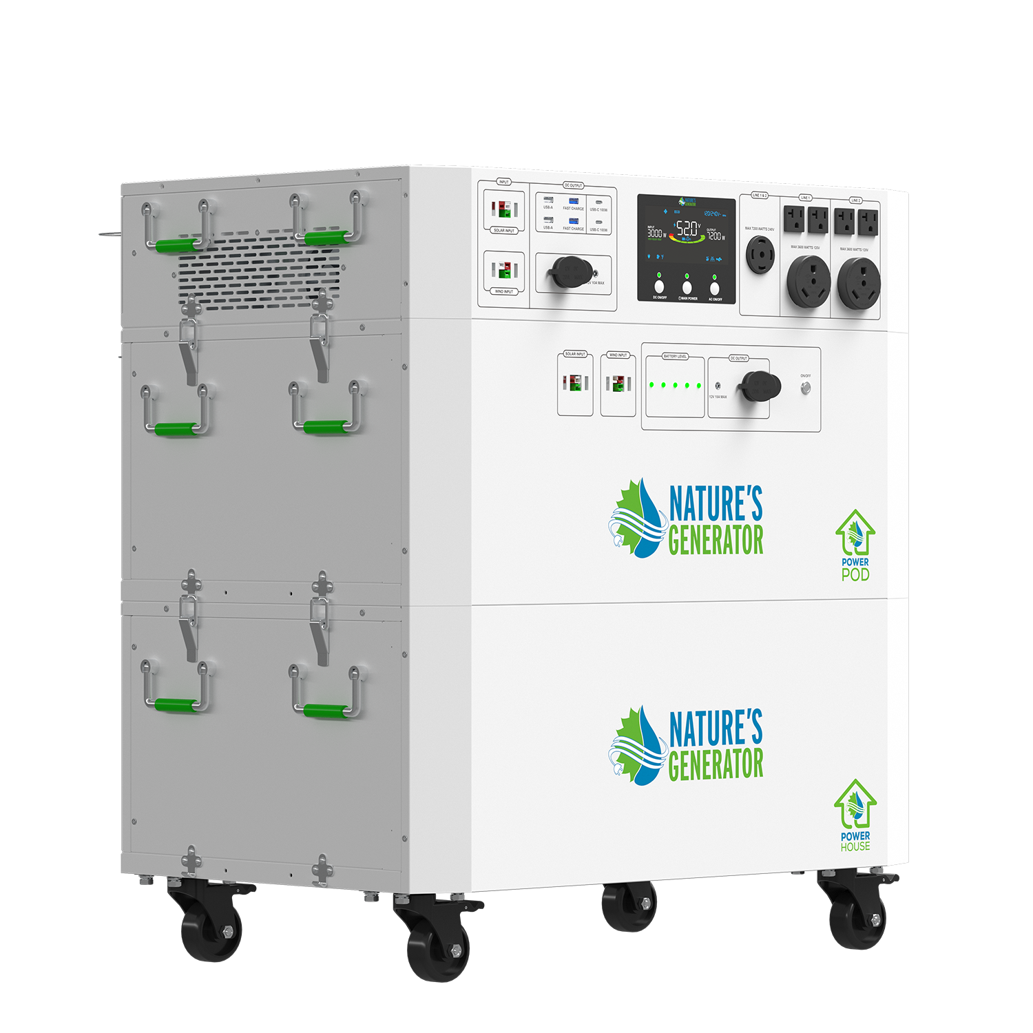 Powerhouse Gen 2 Solar Generator and Transfer Switch