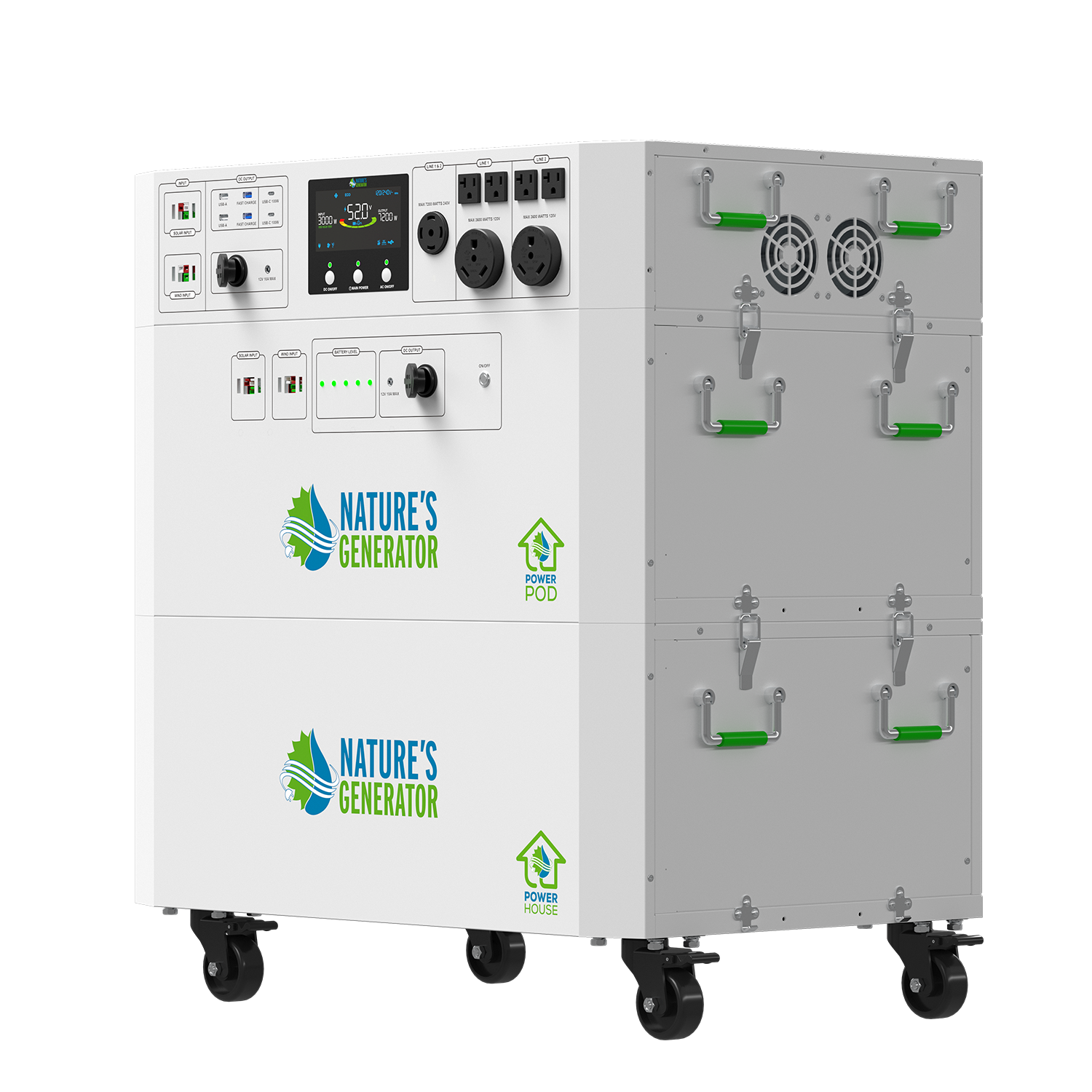 Powerhouse Gen 2 Solar Generator and Transfer Switch