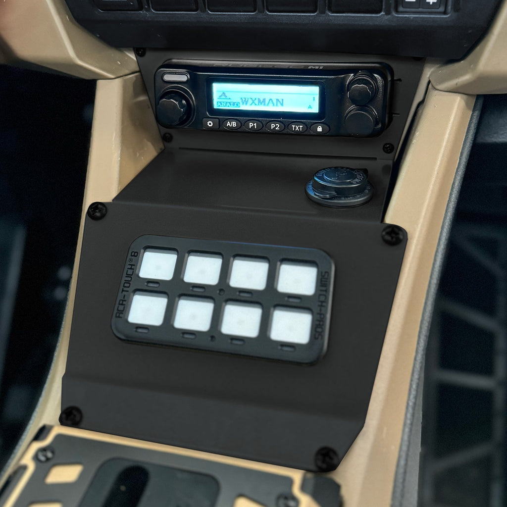 2025 Polaris RZR Pro XP Pro R and Pro S - Complete Communication Kit with Bluetooth Intercom and 2-Way Radio - 696 PLUS Remote Head / G1 GMRS