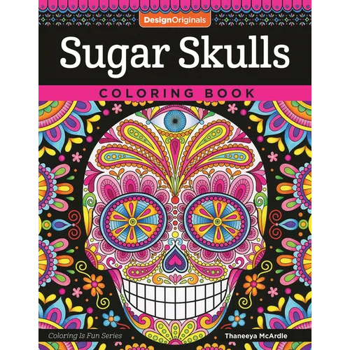Sugar Skulls Coloring Book - Paperback