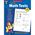 Scholastic Success with Math Tests Grade 6 Workbook - Paperback