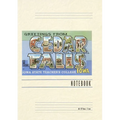 Vintage Lined Notebook Greetings from Cedar Falls - Paperback
