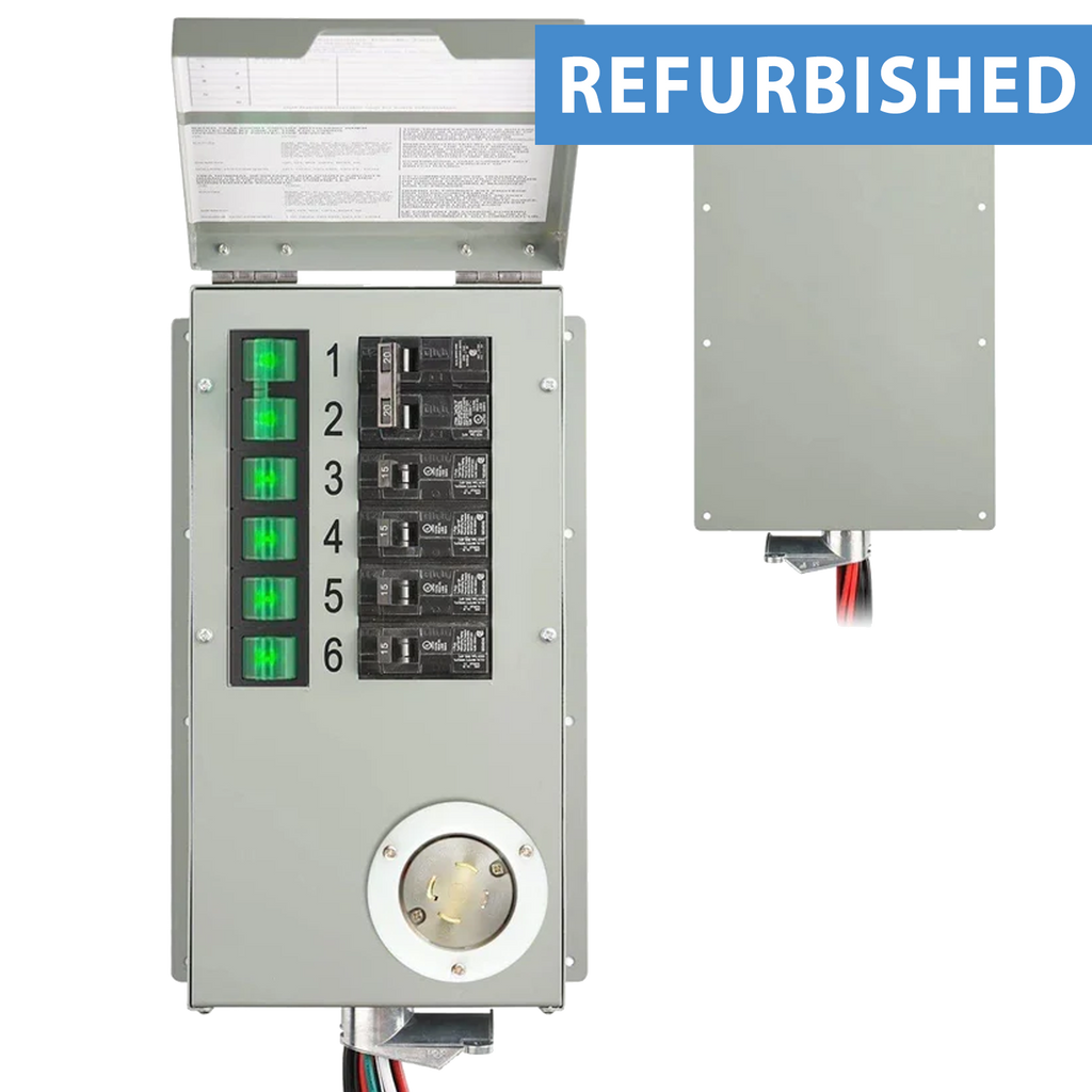 Refurbished - Nature's Generator 120V/240V 30A 6-Circuit Manual Transfer Switch
