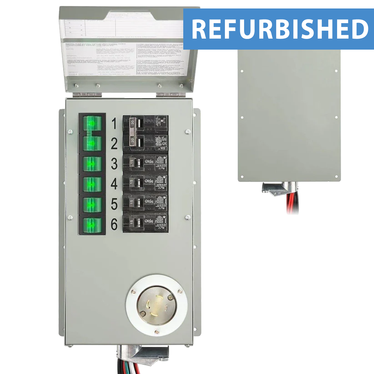 Refurbished - Nature's Generator 120V/240V 30A 6-Circuit Manual Transfer Switch