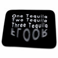 Dish Drying Mat - One Tequila, Two Tequila, Three Tequila, FLOOR Vector Art - Tequila Lover Fun Quote