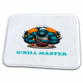 Dish Drying Mat - Grill Master BBQ Griller Fun Pun Vector Art - Barbecue Griller Pun