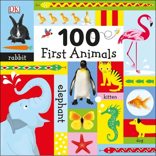 100 First Animals - Board Book