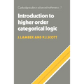 Introduction to Higher Order Categorical Logic - Paperback