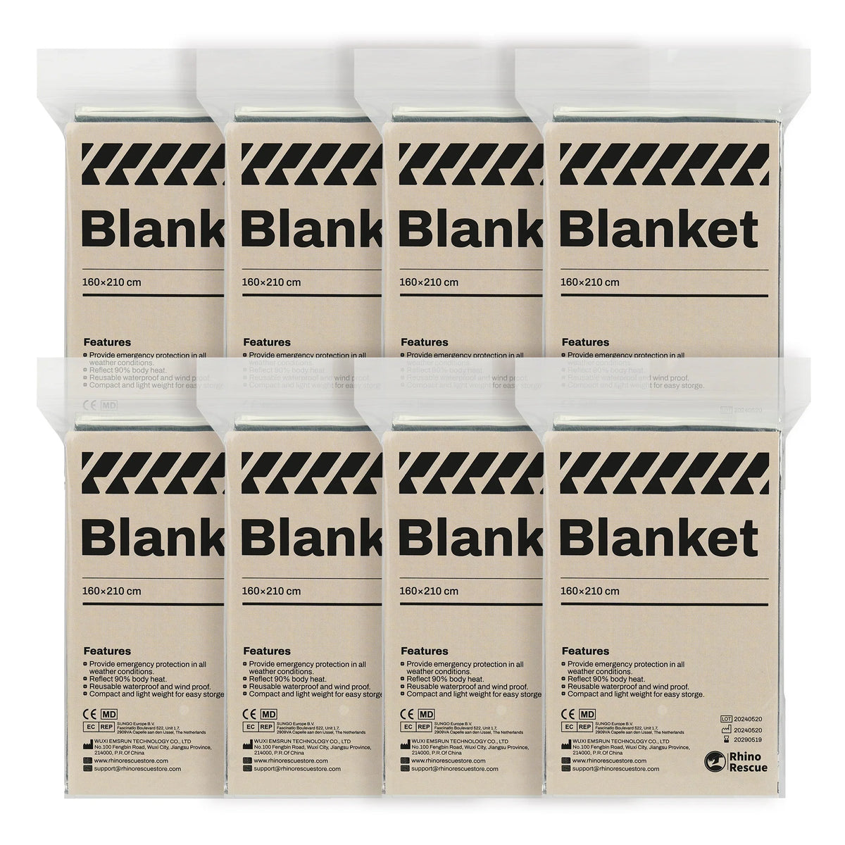 Ultra-Compact Survival Thermal Blanket