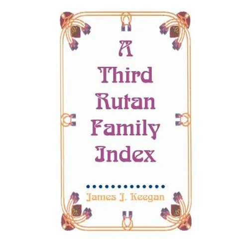 A Third Rutan Family Index - Paperback