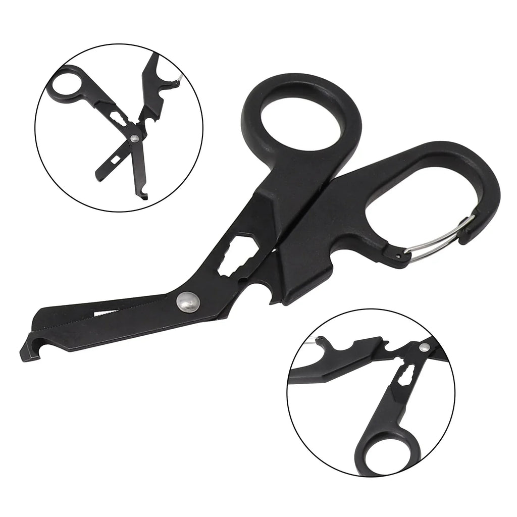 Survivor Shears: All-Black Multi-Use Rescue Tool
