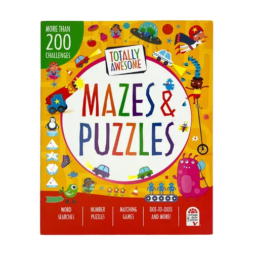 Totally Awesome Mazes and Puzzles: More Than 200 Challenges - Paperback