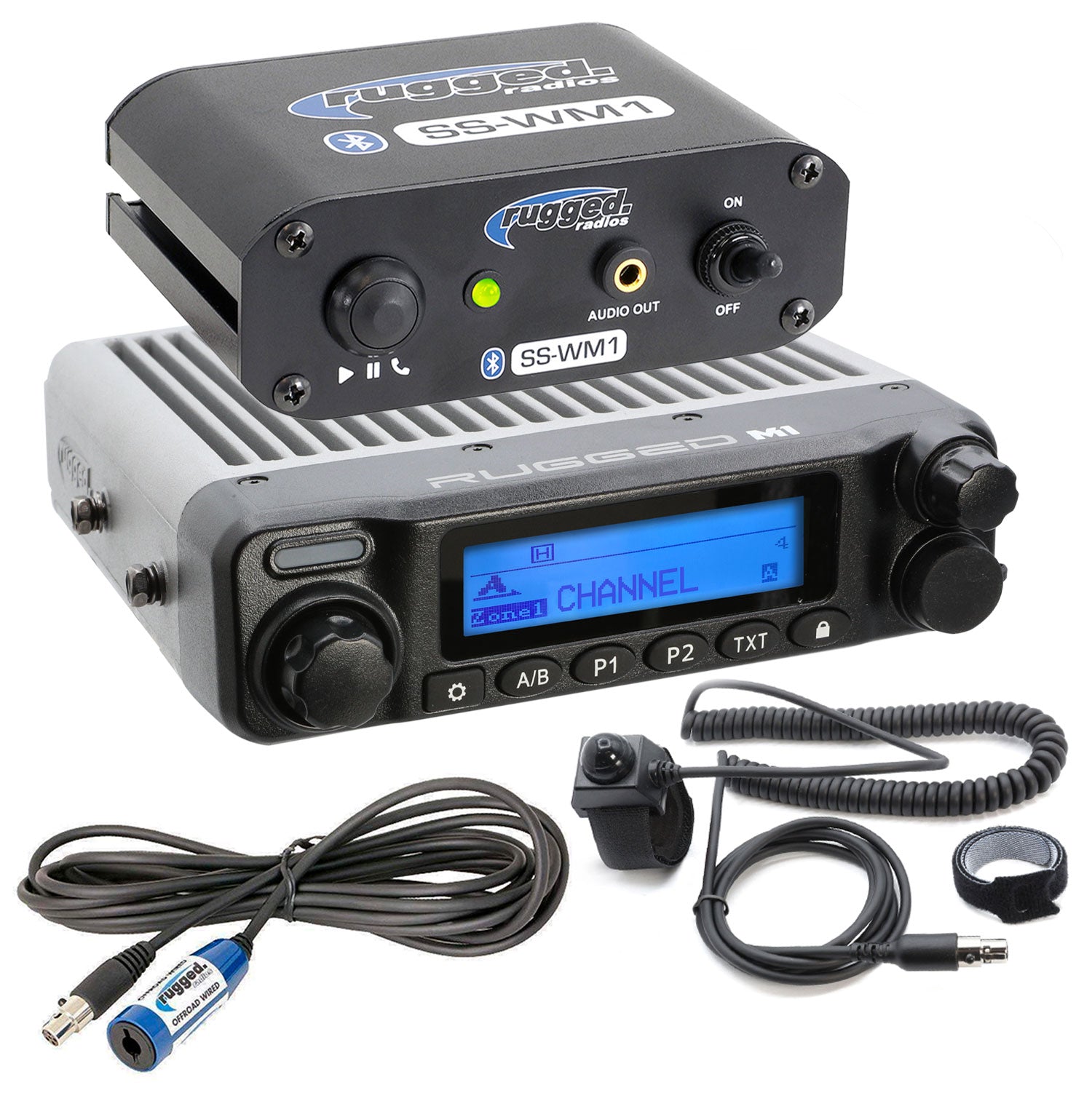 SS-WM1 Single Seat Kit with Digital Radio - Helmet Kit