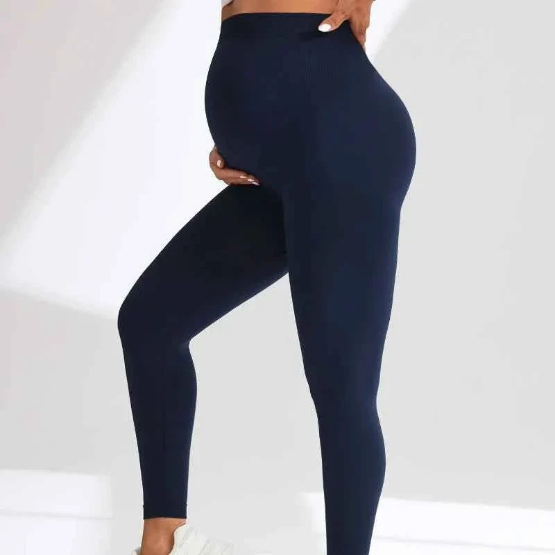 Seamless High Waist Maternity Yoga Leggings