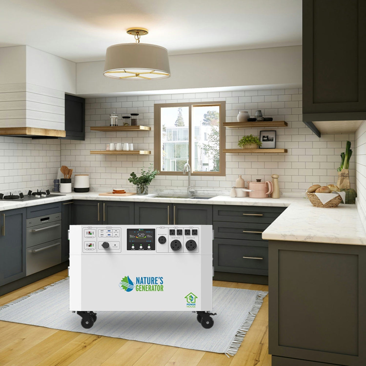 Powerhouse Gen 2 Solar Generator and Transfer Switch
