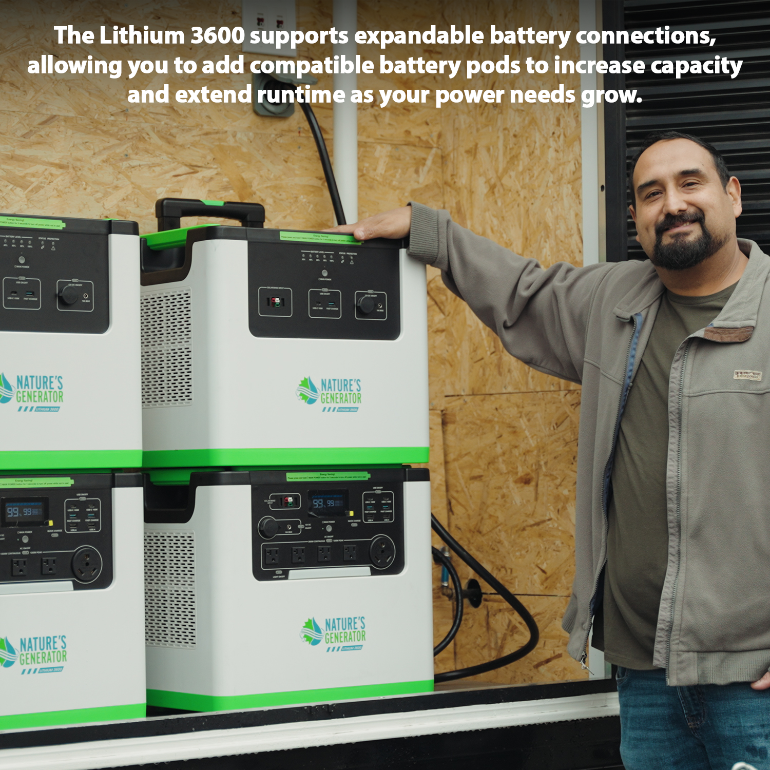 Nature's Generator Lithium 3600 Power Pod