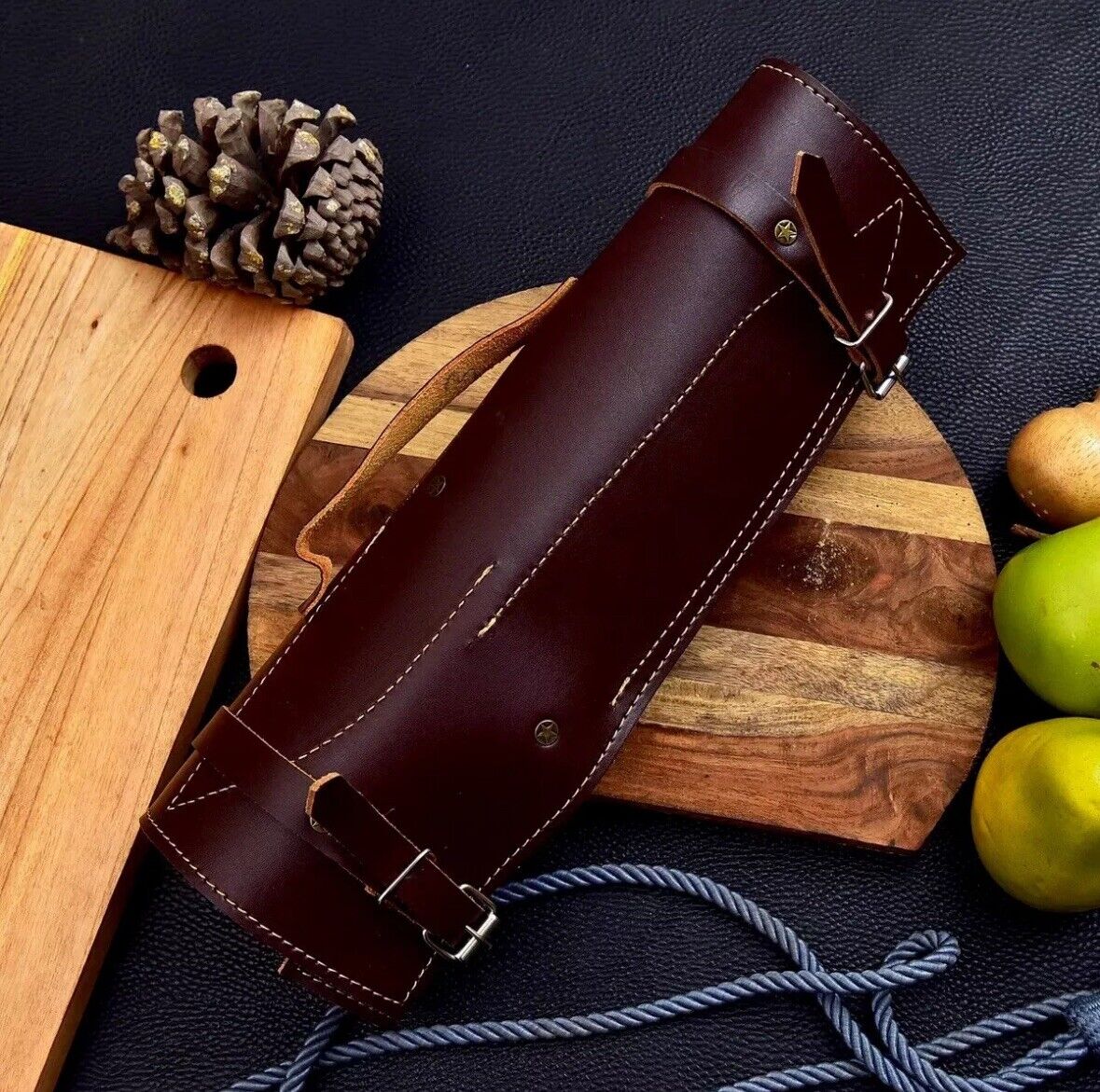 Custom Handmade Damascus Steel Knife Set – 9” to 13” Blades