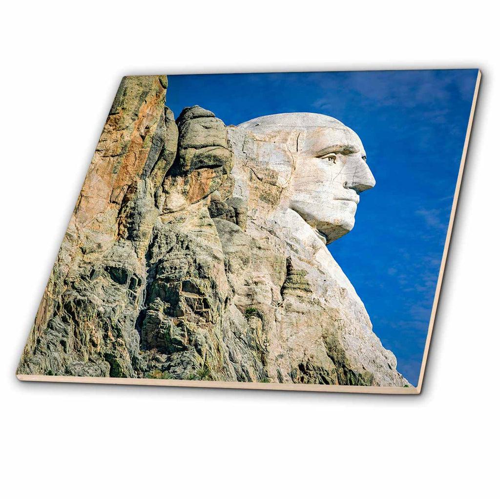 3dRose Mount Rushmore National Monument Washington Profile - Tiles (ct-376365)