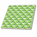 3dRose Monstera Leaves Artistic Vector Overlap Pattern - Tiles (ct-376643)