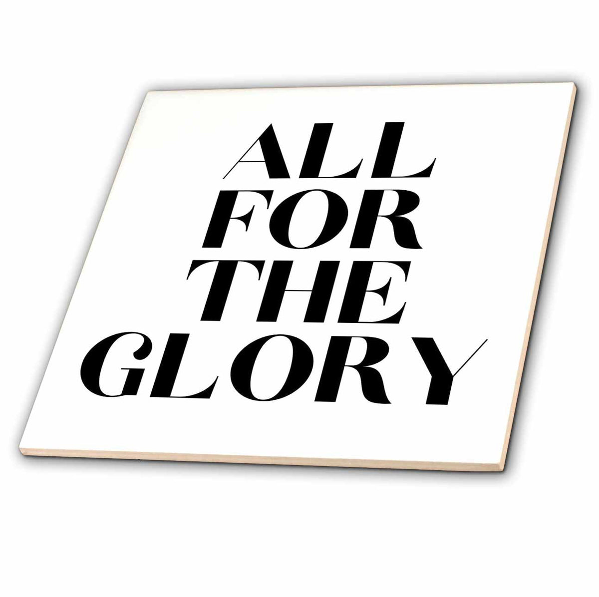 3dRose All for The Glory Christian Library Prints - Tiles (ct-377398)