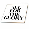 3dRose All for The Glory Christian Library Prints - Tiles (ct-377398)