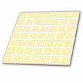 3dRose Art Deco Style Repeat Pattern Cream - Tiles (ct-381740)