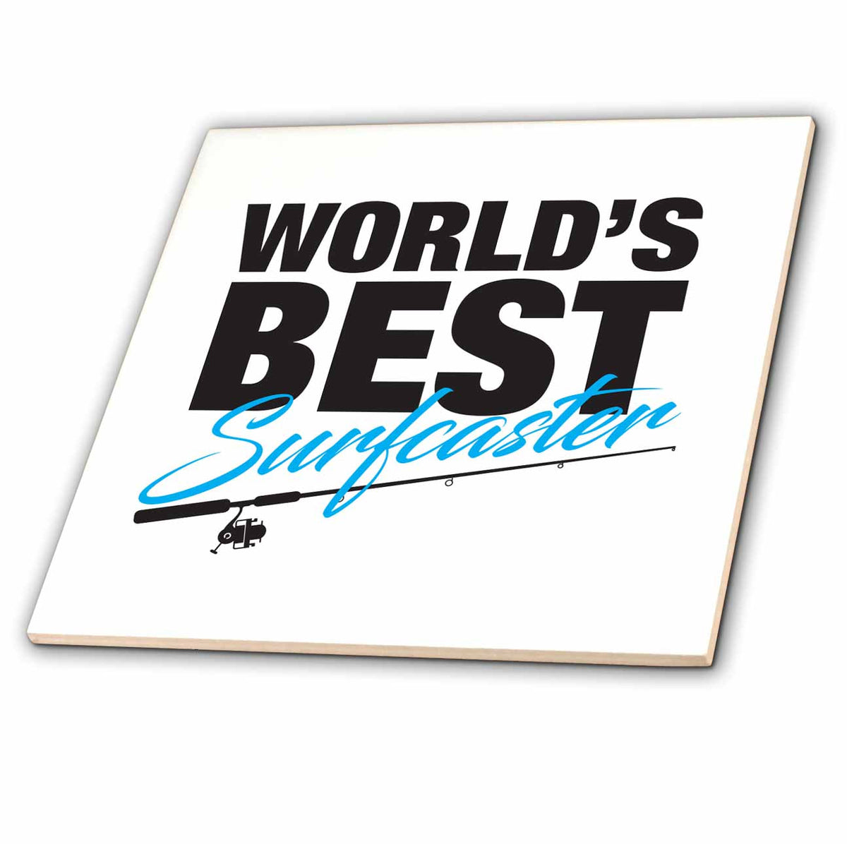 3dRose Worlds Best - Worlds Best Surfcaster - Tiles (ct-381963)