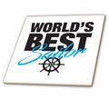 3dRose Worlds Best - Worlds Best Sailor - Tiles (ct-381970)