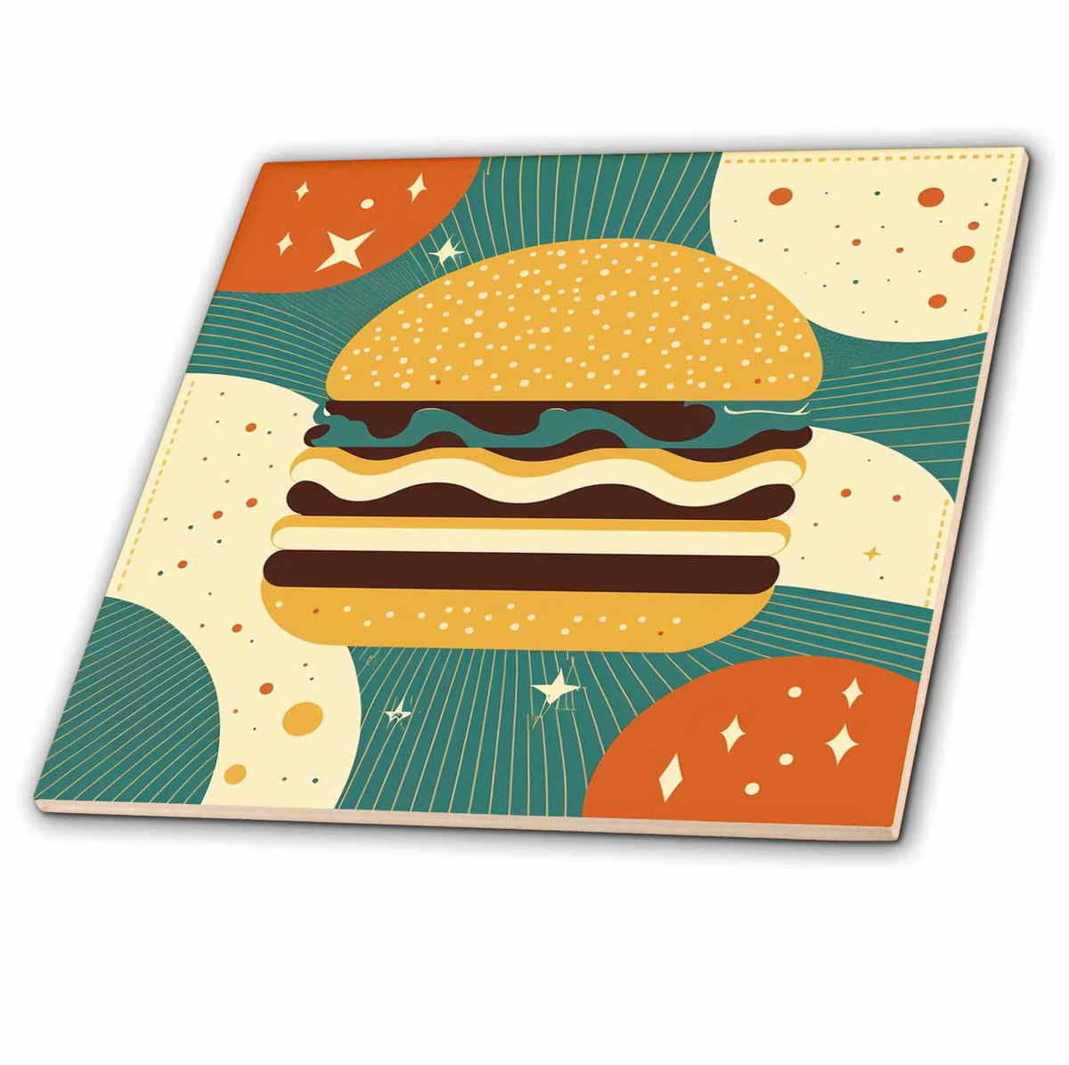 3dRose Martini Chic Meets mid-Century Design - Tiles (ct-383955)