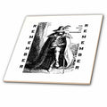 3dRose Remember Remember Guy Fawkes Illustration - Tiles (ct-384293)