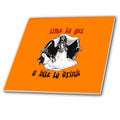 3dRose Vintage Vampire Skeleton Art Fun Halloween Illustration - Tiles (ct-384333)