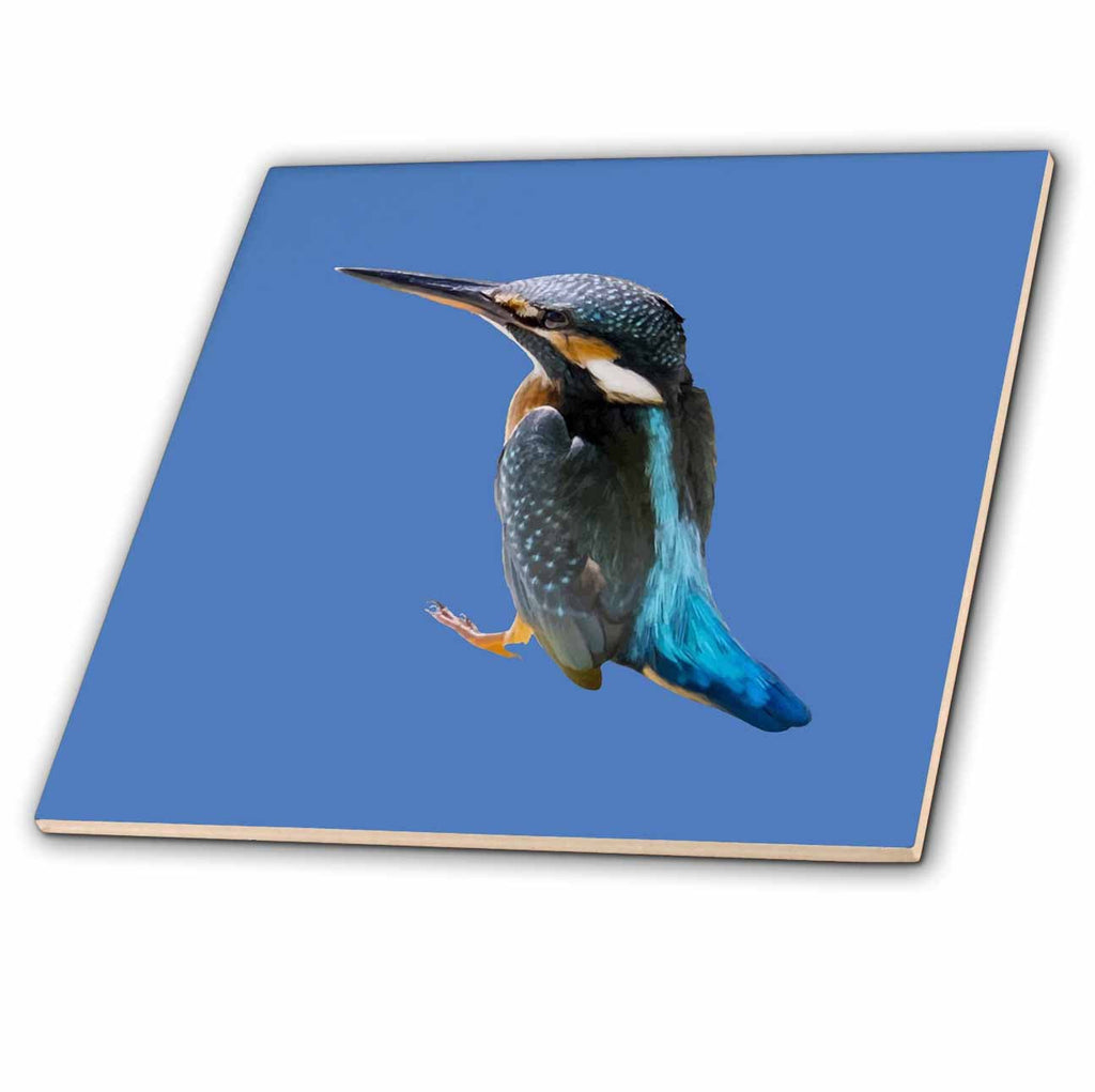 3dRose A Beautiful Diving Water Bird Vector - Tiles (ct-385220)