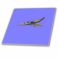 3dRose A European Bee-Eater in Flight Cut Out - Tiles (ct-385228)