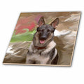 ct_3937 Dogs German Shepherd - German Shepherd - Tiles