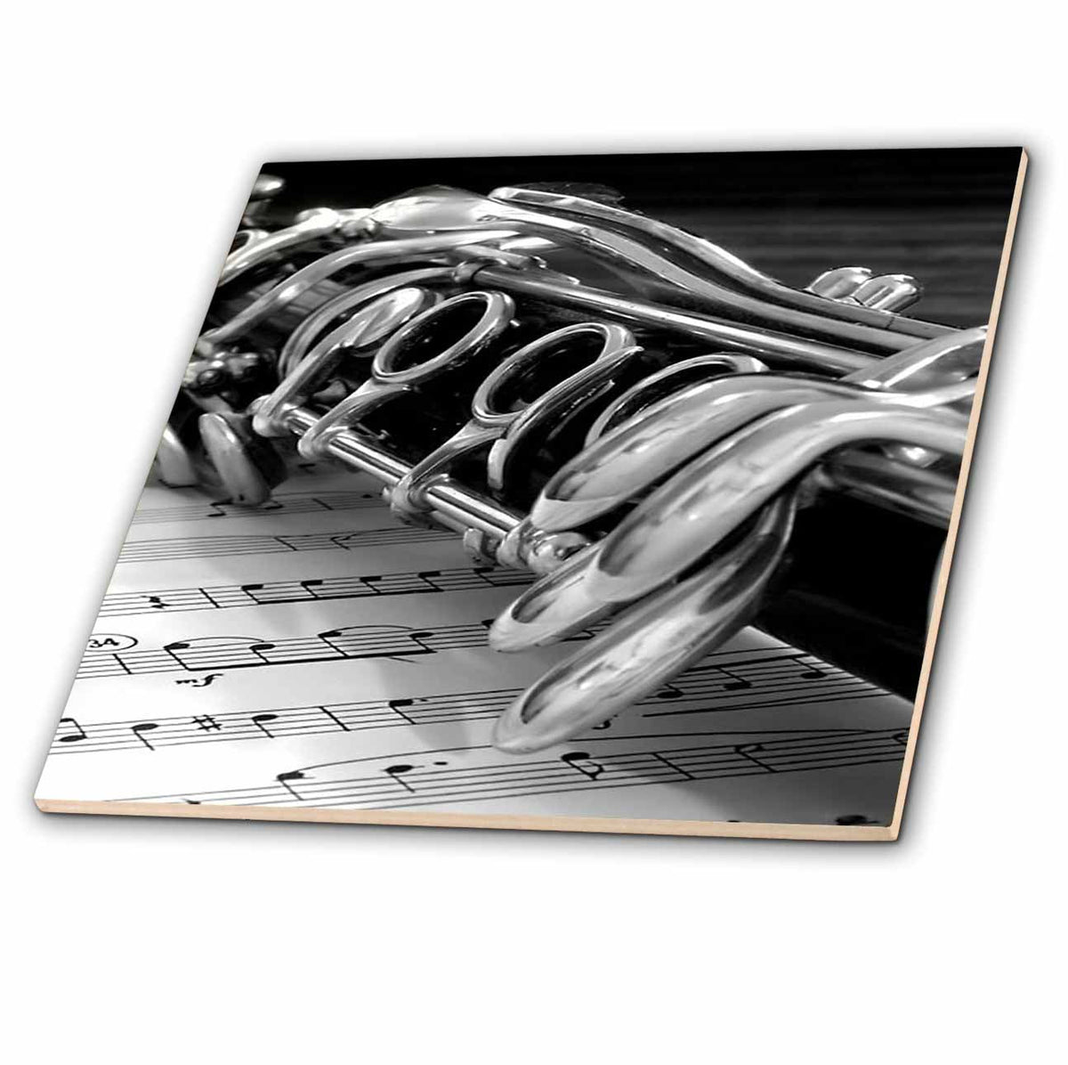 3dRose Music - Clarinet - Tiles