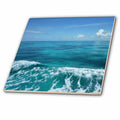 3dRose Florene Water Landscape - Florida Key Waves III - Tiles (ct_41637)